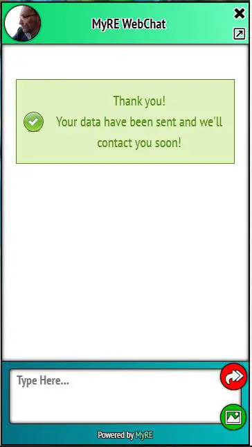 sent message