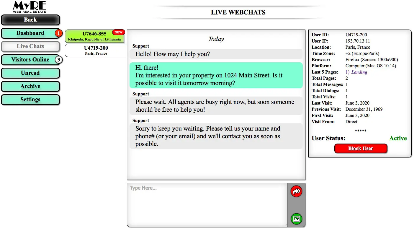 online chat